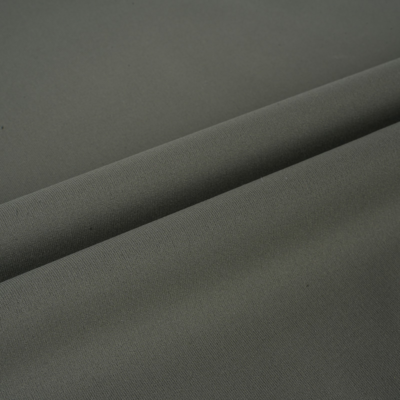Cy320 69% polyamide 31% spandex 225gsm peregangan interlock rajutan kain yoga