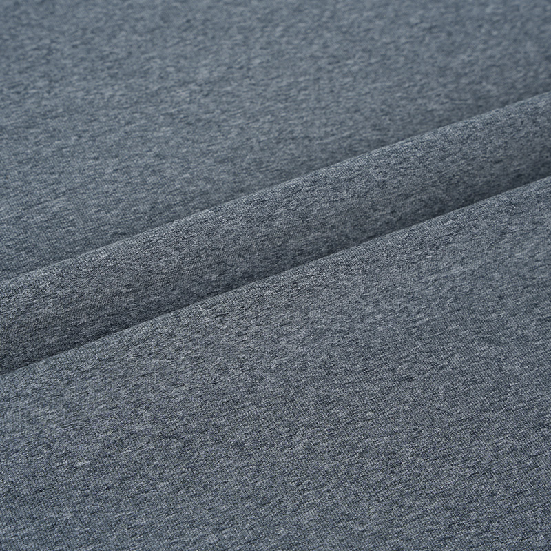 11SP105 108# 90% Polyester 10% Spandex 155gsm melange Soft-bakteri jersey kain pakaian dalam